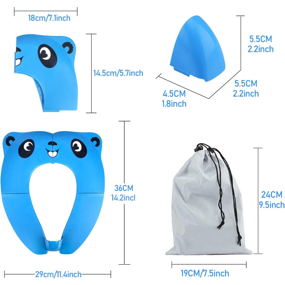 Asiento de Inodoro Plegable Po - Toddler Potty Training Seat reseña y precio