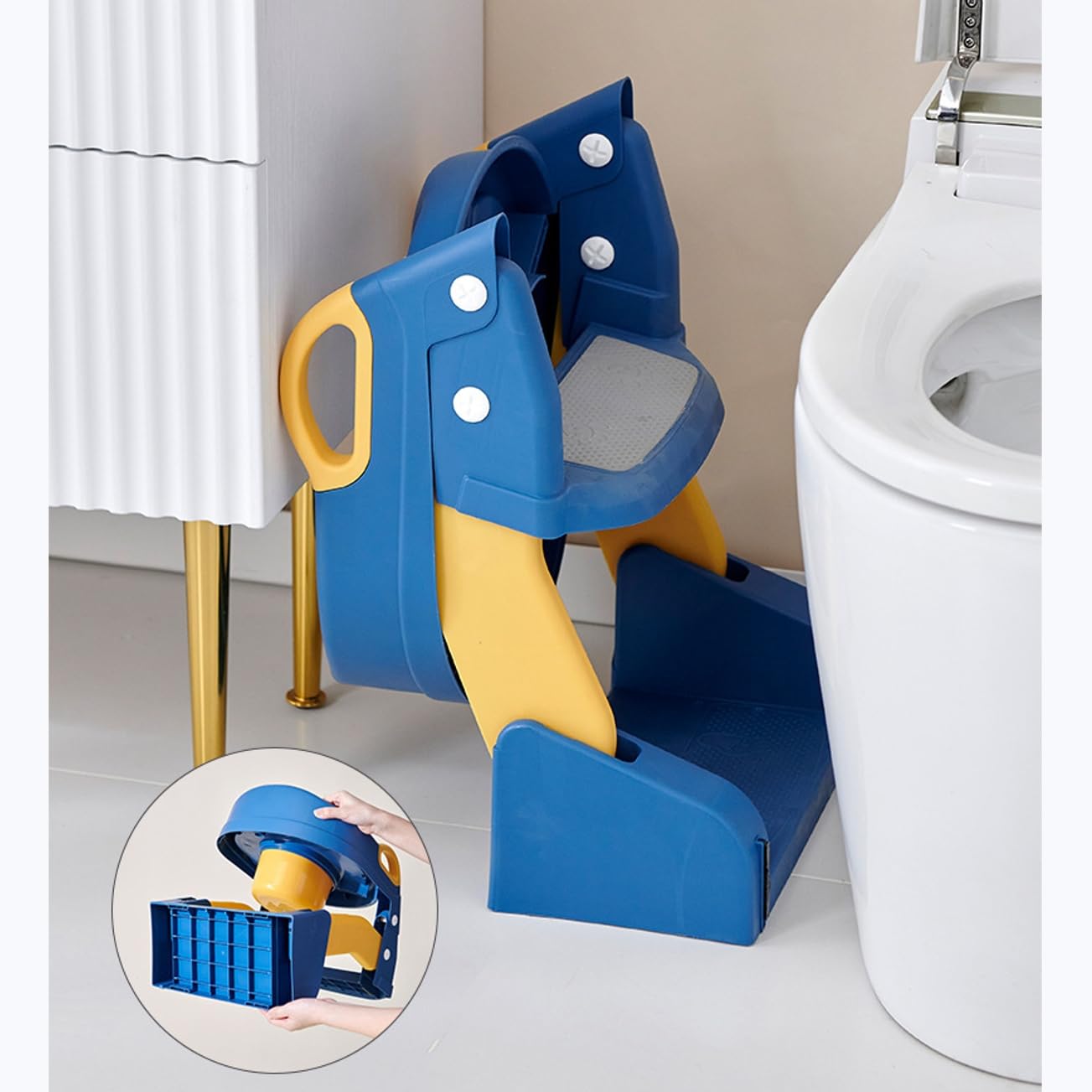 Orinal con escalera de entrena - Toddler Potty Training Seat reseña y precio