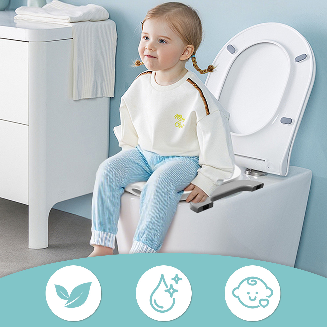 Orinal portátil Go 2 en 1, asi - Toddler Potty Training Seat reseña y precio